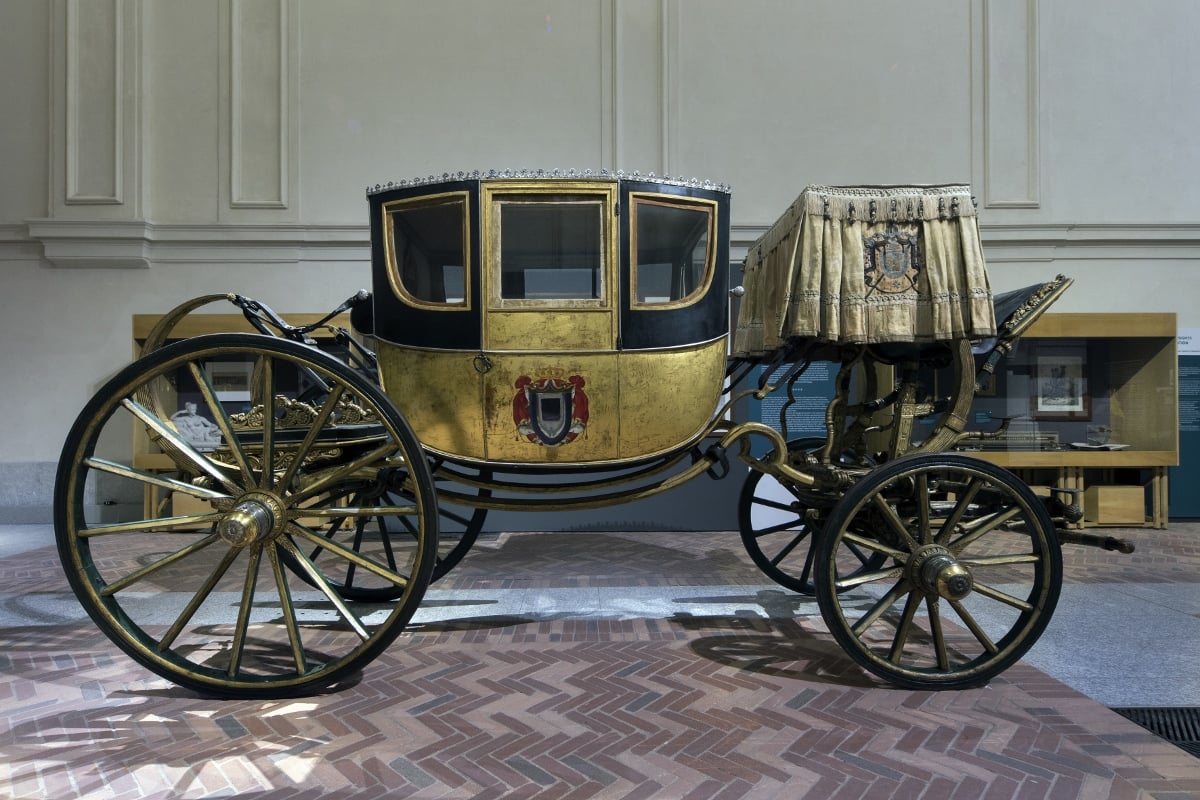 La carrozza di Napoleone alla Reggia di Venaria